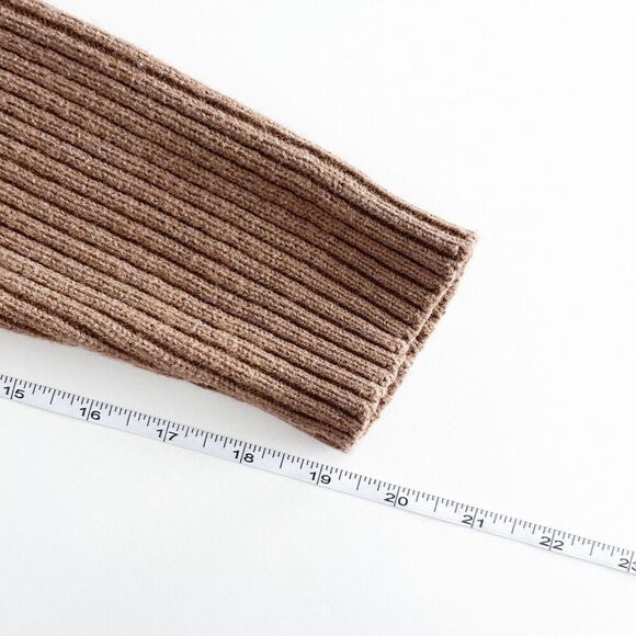 Marlboro Classics Men's Wool 1/4 Zip Pullover Sweater Brown Size XL - Picture 5 of 8